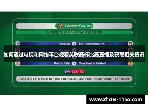 如何通过电视和网络平台观看英联赛杯比赛直播及获取相关资讯 如何通过电视和网络平台观看英联赛杯比赛直播及获取相关资讯